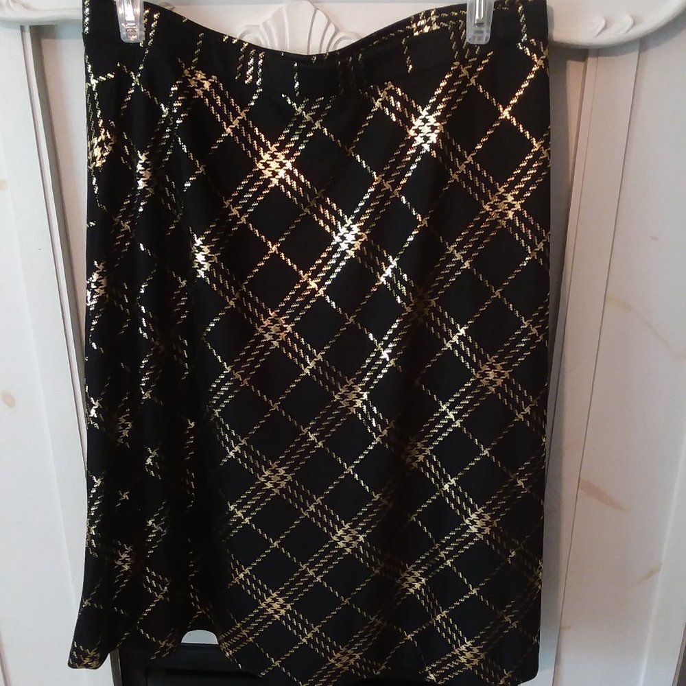 Black and Gold Skirt